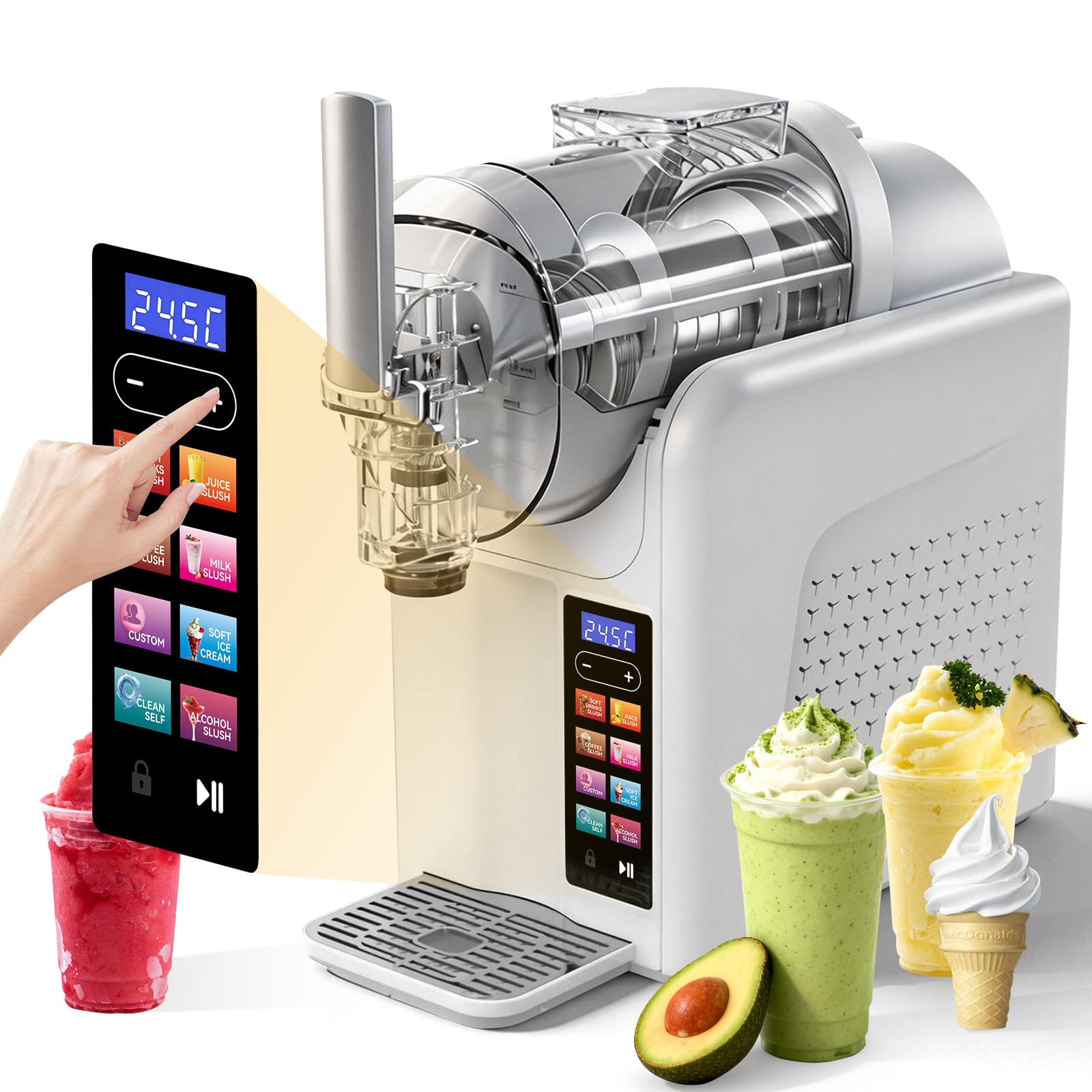 Amazon | Hanchen スラッシュマシン 卓上 2L 185W 【6in1 予冷不要 家